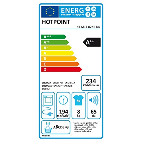 Hotpoint ActiveCare 8kg Freestanding Condenser Dryer