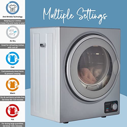 Cookology Mini Vented Tumble Dryer 2.5kg - Silver