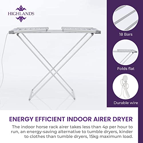Highlands Energy-Saving Electric Clothes Drying Rack