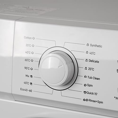 SIA 6kg White Washing Machine with 9 Programs