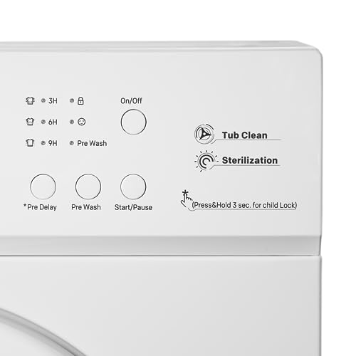 SIA 6kg White Washing Machine with 9 Programs