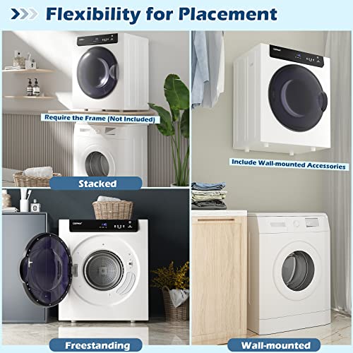 COSTWAY 4KG Compact Vented Tumble Dryer