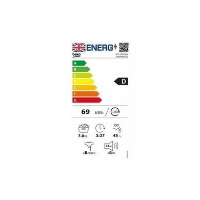 Beko 7kg 1200rpm Freestanding Washing Machine - White
