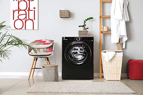 Hoover H-Wash 300 Freestanding Washing Machine, Black