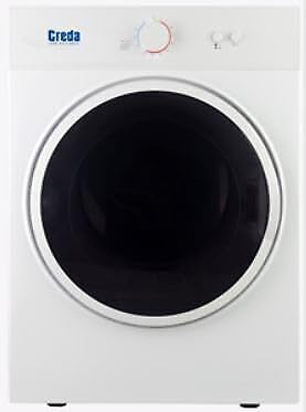 Creda 3KG Compact Mini Tumble Dryer - Black