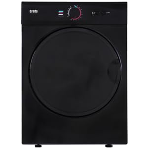 Creda 3KG Compact Mini Tumble Dryer - Black