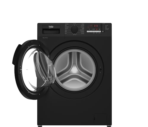 Beko 9kg Washing Machine with Quick Wash, Black