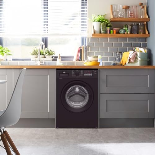 Beko 9kg Washing Machine with Quick Wash, Black