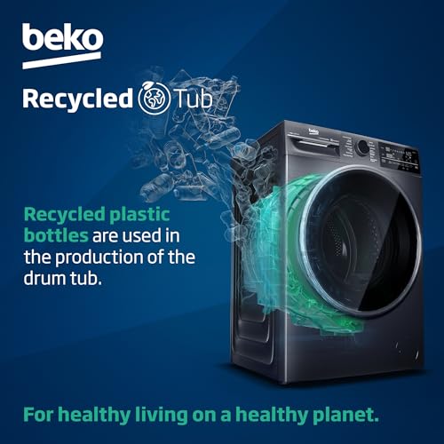 Beko 9kg Washing Machine with Quick Wash, Black