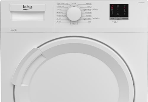 Beko 8 kg Condenser Tumble Dryer in White