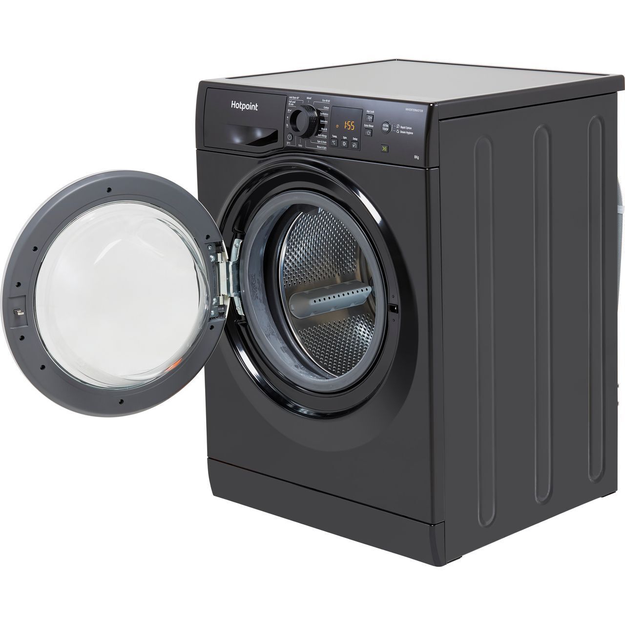 Hotpoint 8Kg 1400 RPM Washing Machine - Black