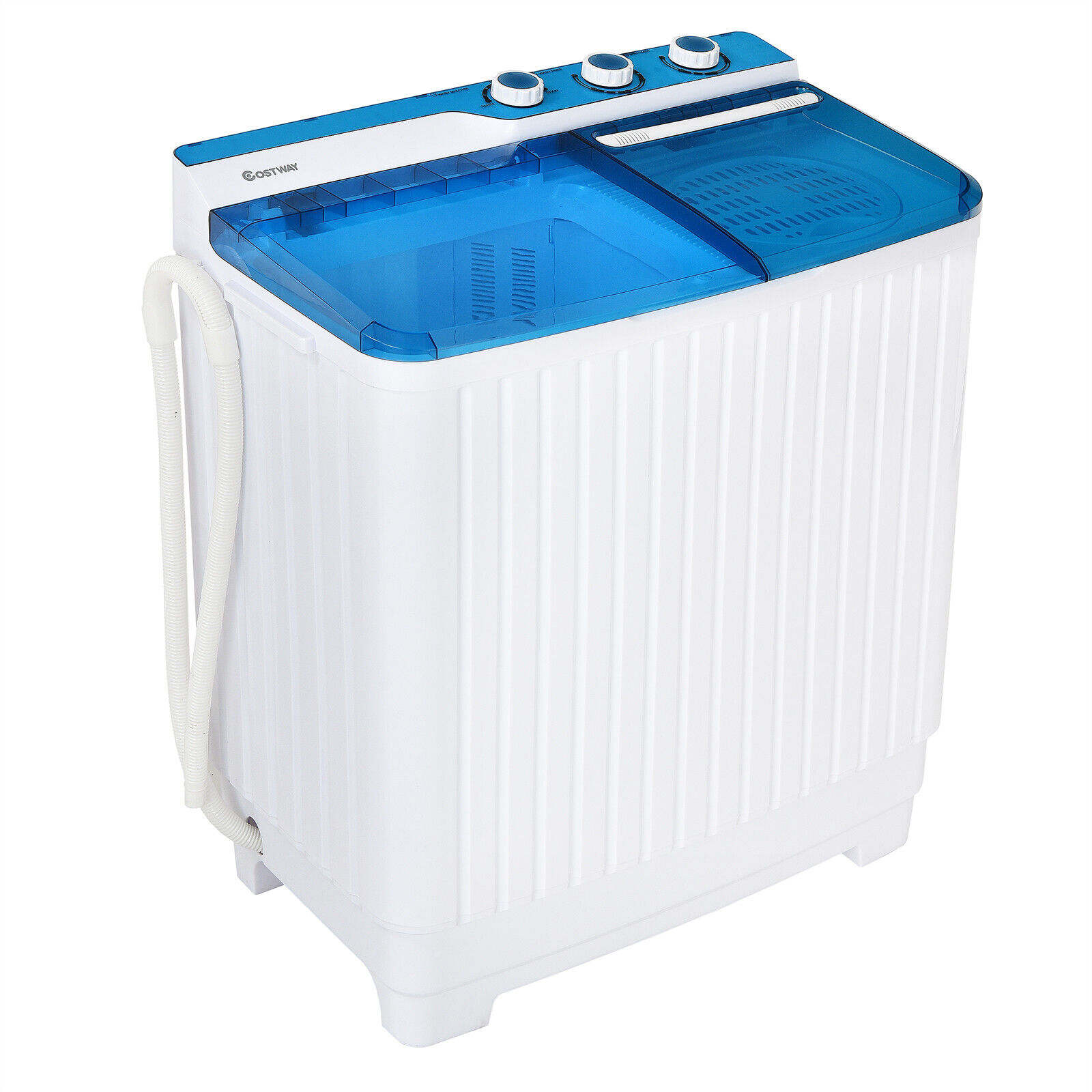 Portable Twin Tub Washing Machine with Dryer
