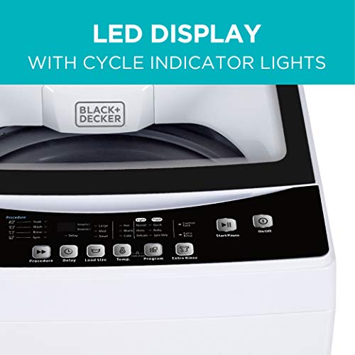 BLACK+DECKER Portable Washer with LED Display