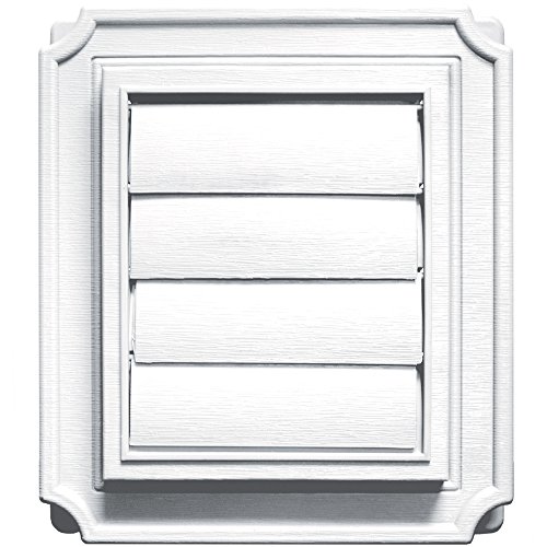 Builders Edge 140137079001 Washing Machine Vent, White