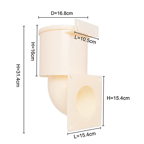 Outdoor Dryer Vent Cover - Mouse & Bug Proof