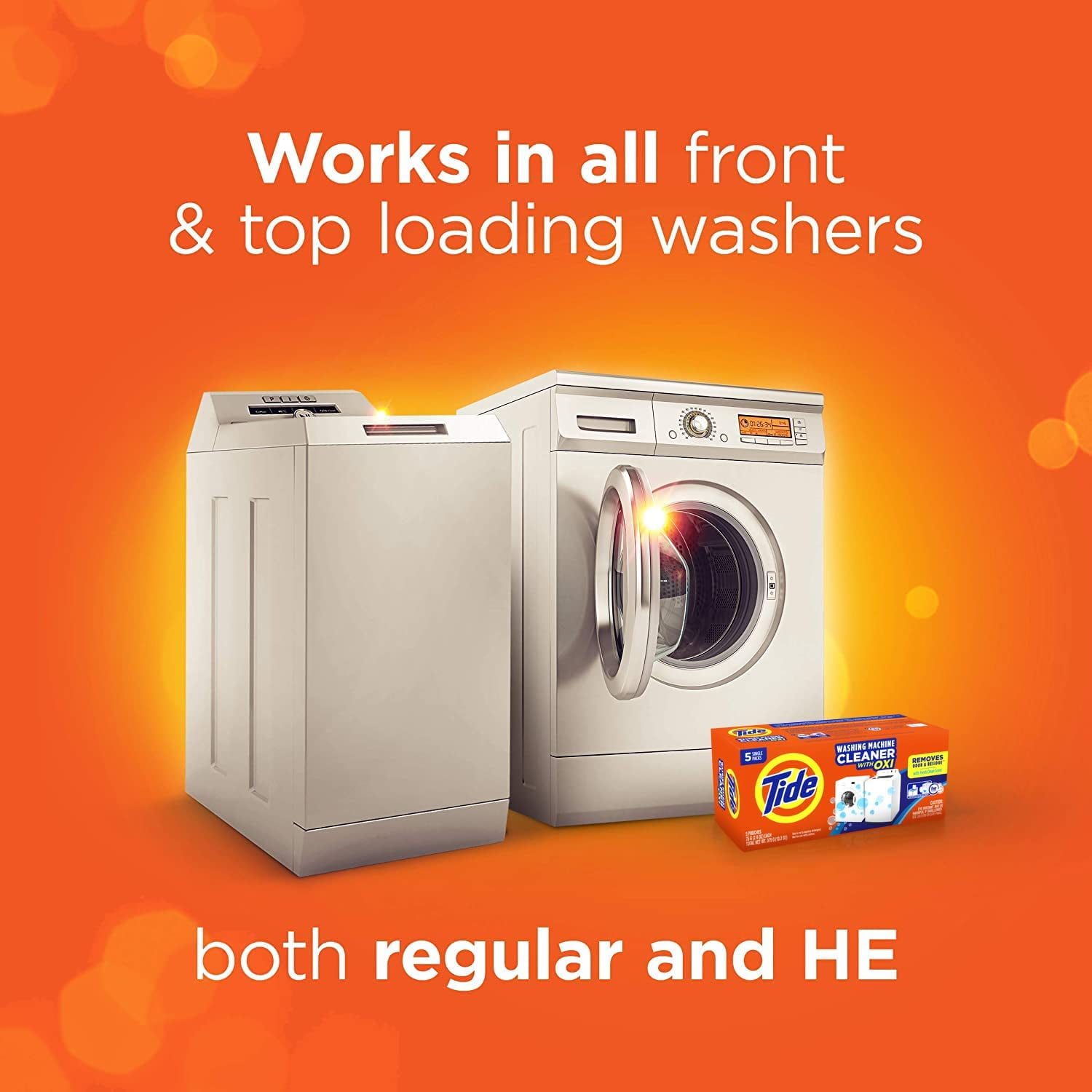 Tide Washing Machine Cleaner for All Washers - 5ct