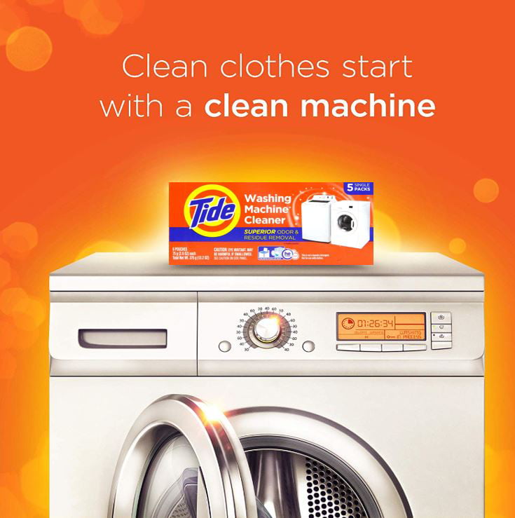 Tide Washing Machine Cleaner for All Washers - 5ct