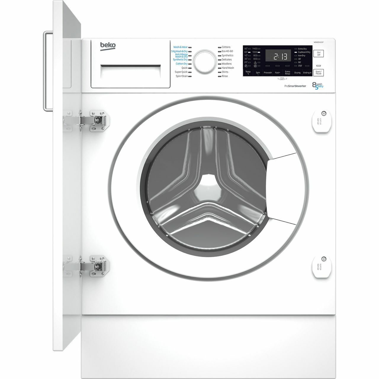 Beko Built-In Washer Dryer 8Kg 1400 rpm