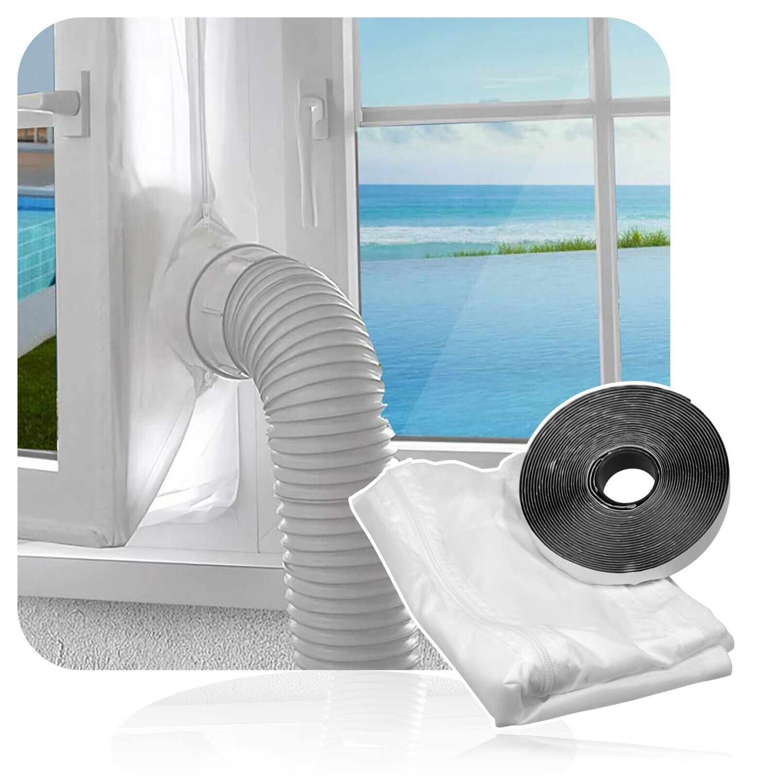 Universal Tumble Dryer Window Seal Kit