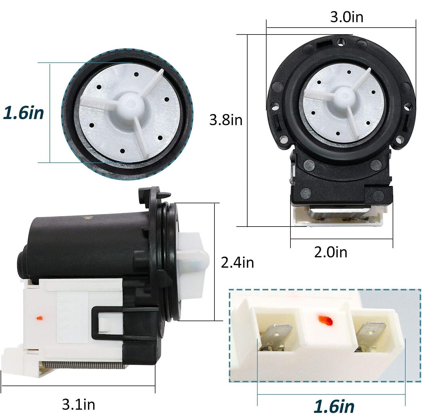 LG & Kenmore Washer Drain Pump Motor Replacement