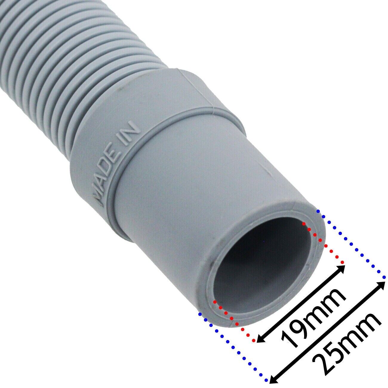 2.5m Right Angle Drain Hose for Washing Machines