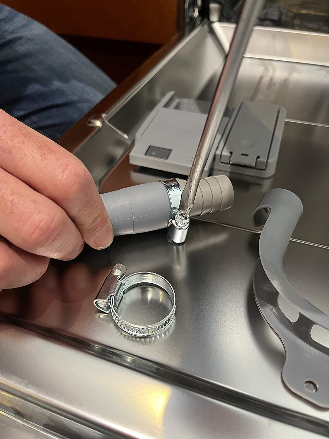 Washer Dryer Drain Hose with Jubilee Clips