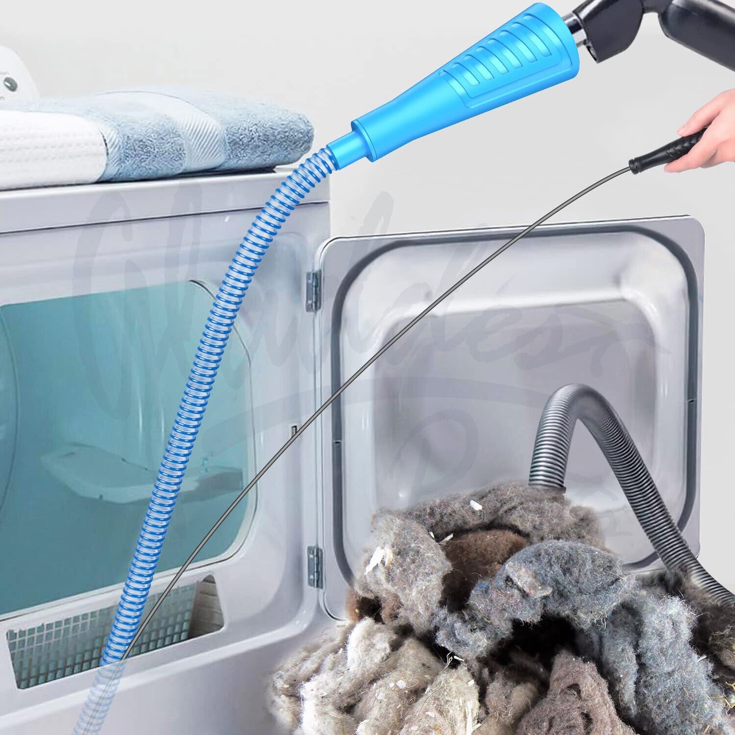 Dryer Vent Cleaner Kit with Vacuum Hose