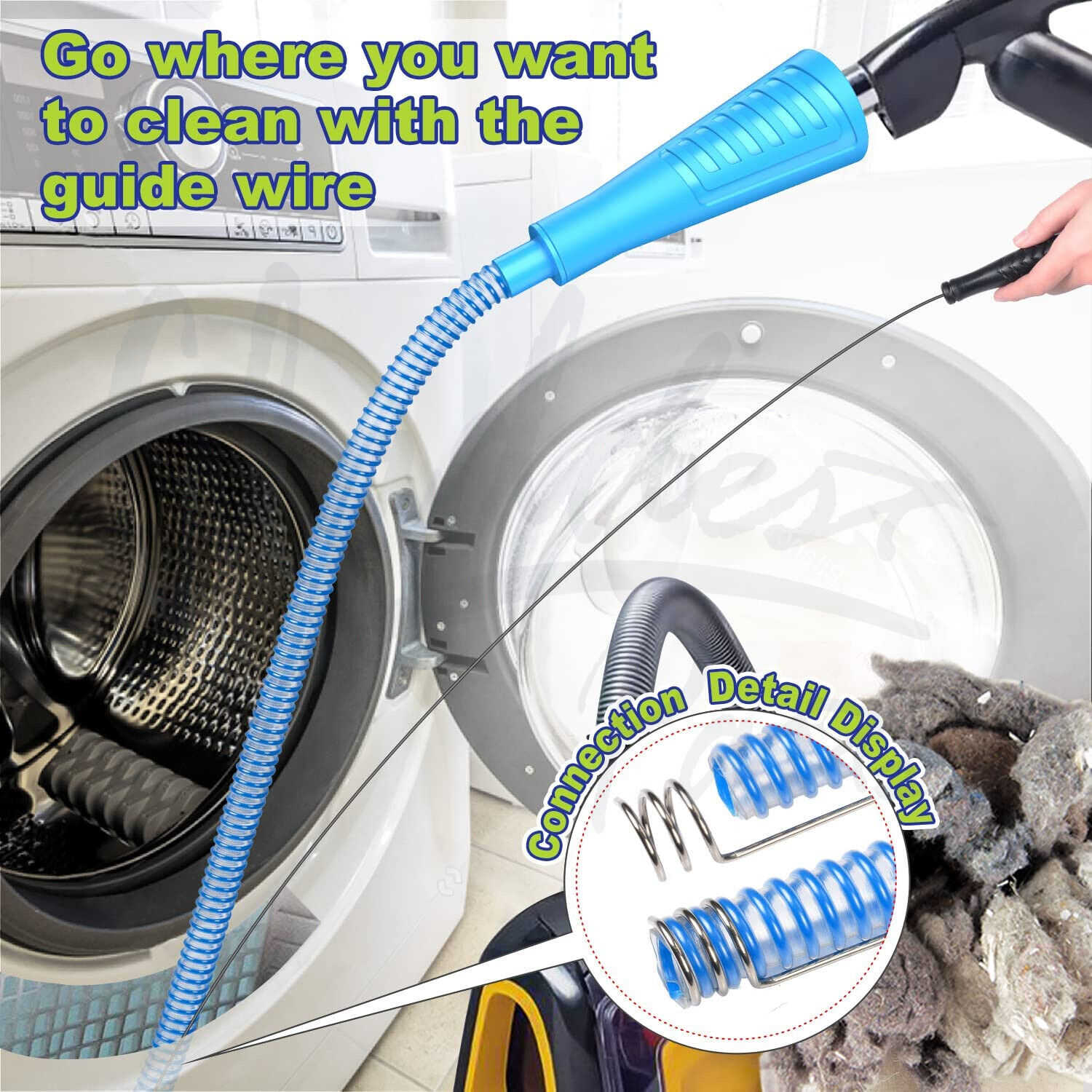 Dryer Vent Cleaner Kit with Vacuum Hose