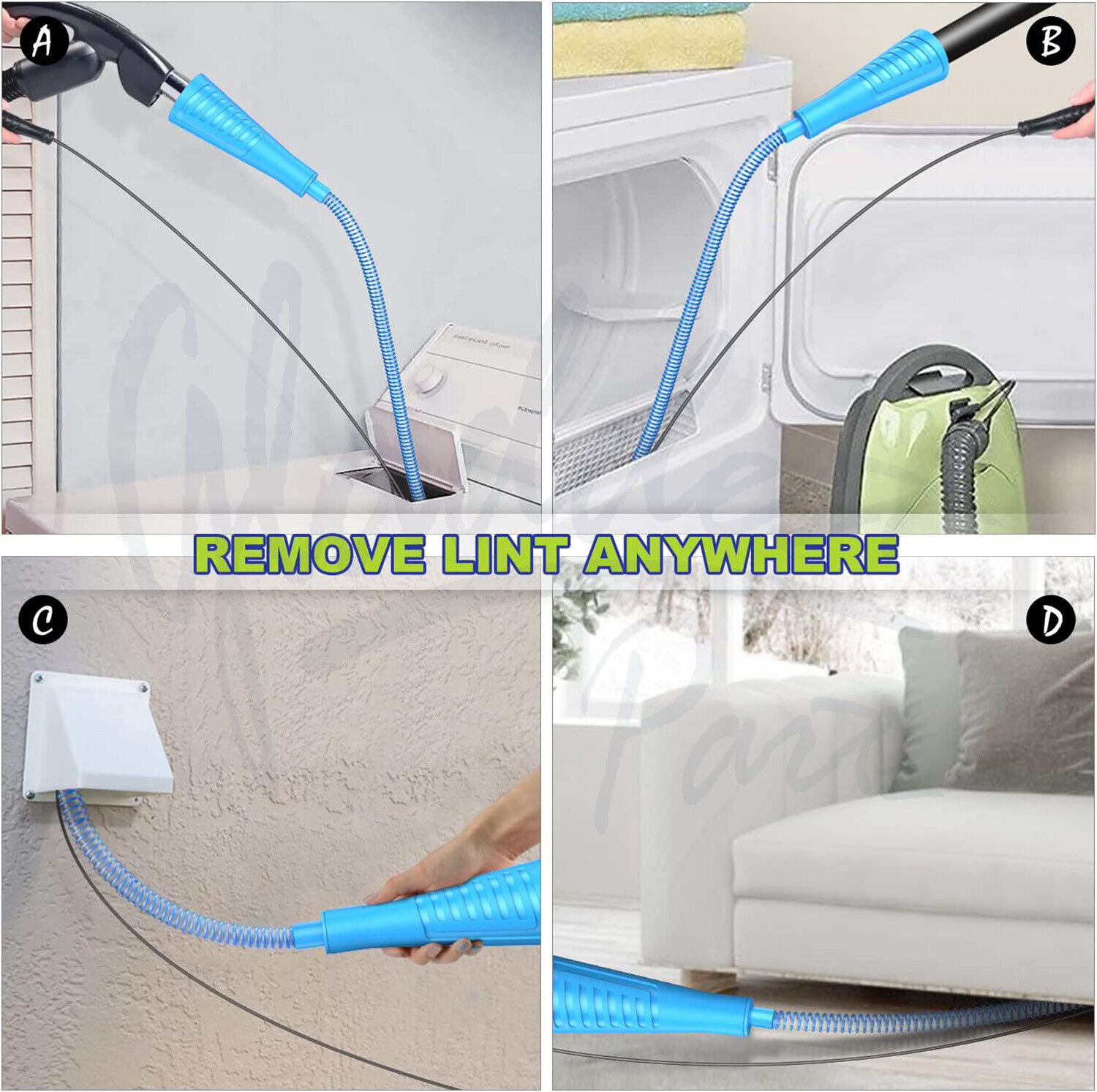 Dryer Vent Cleaner Kit with Vacuum Hose