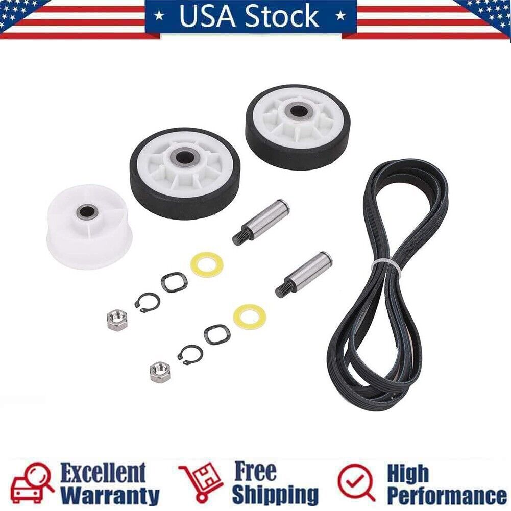 Washer & Dryer Roller Wheel Drum Support Kit