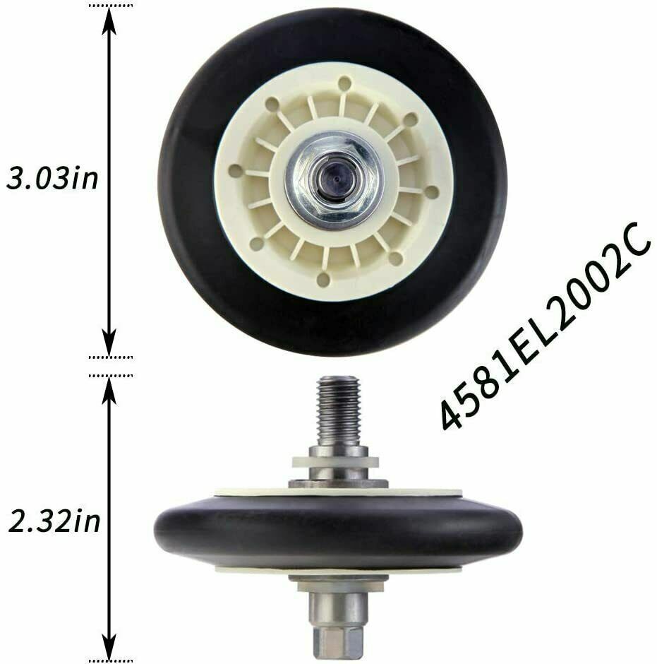LG Kenmore Dryer Repair Kit: Drum Roller, Belt, Pulley