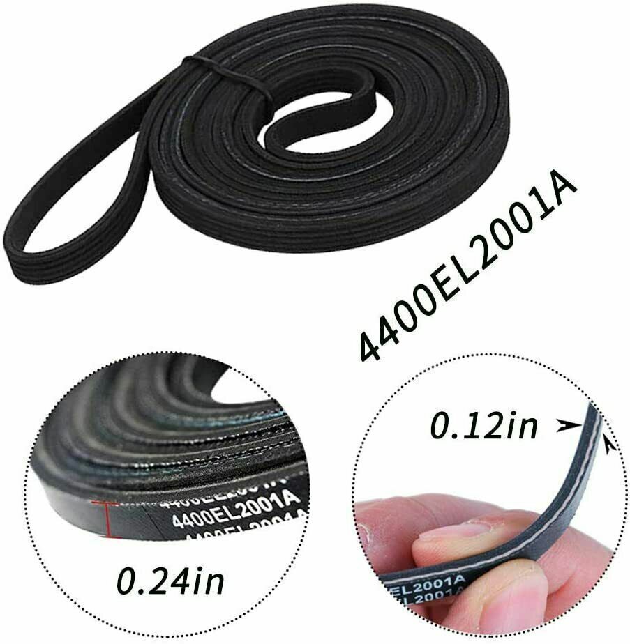 LG Kenmore Dryer Repair Kit: Drum Roller, Belt, Pulley