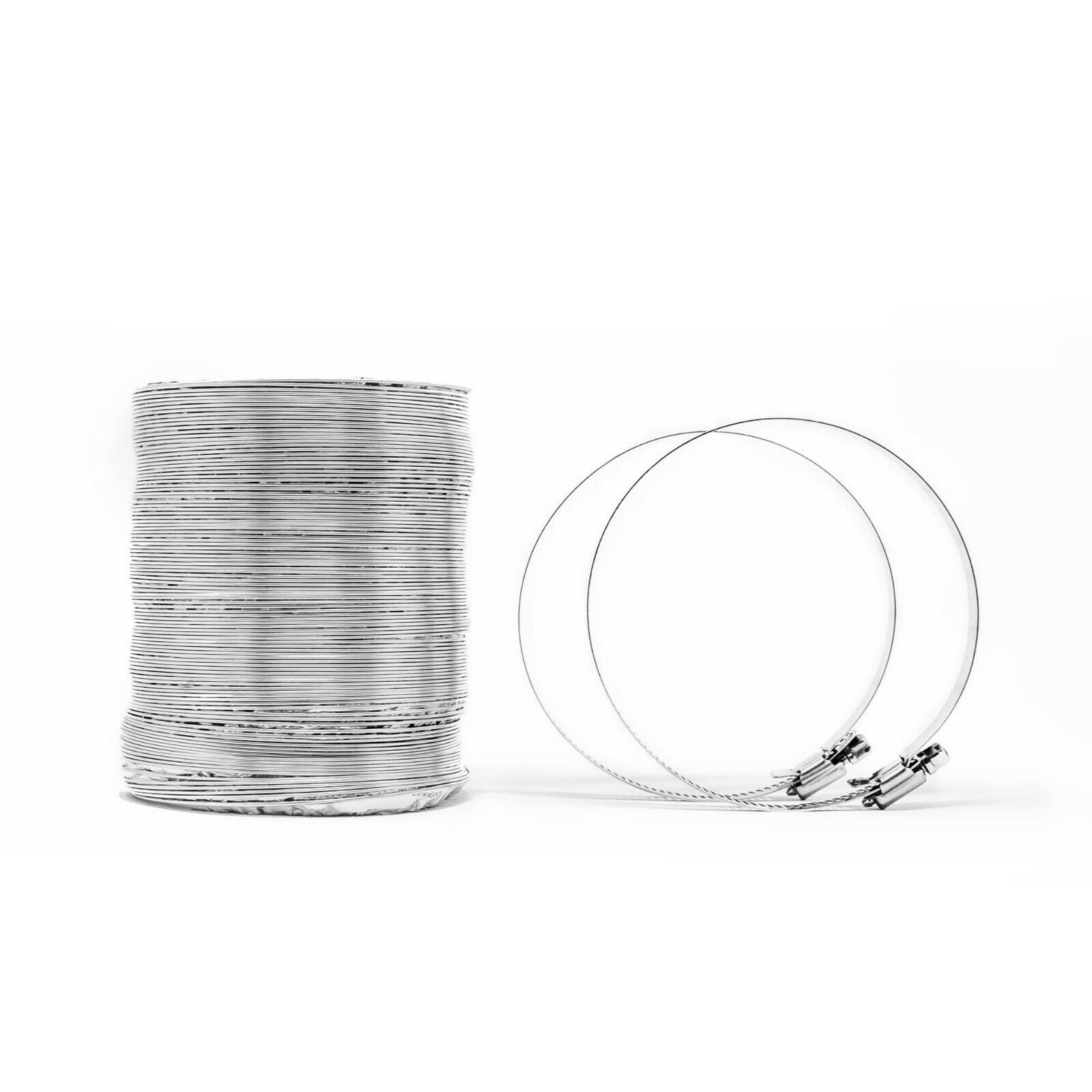 Flexible Clothes Dryer Duct Kit, 4 Inch, 10/20 ft