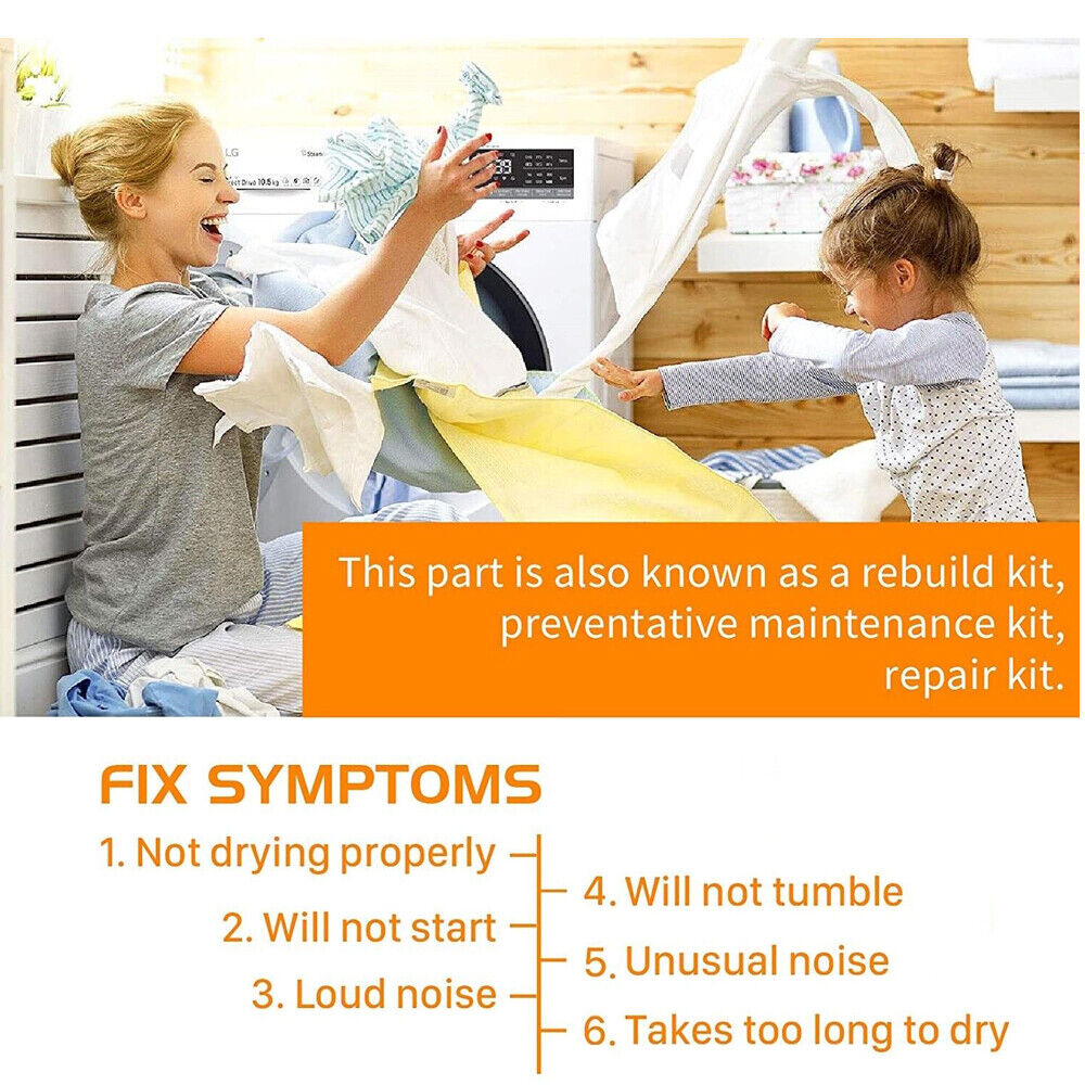 Dryer Repair Kit for Whirlpool Kenmore Maytag