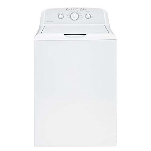 Hotpoint HTW240ASKWS 27" Top Load Washer with 3.8 Cubic. ft. Capacity, 10 Wash Cycles, Load Size, Deep Rinse, 700 RPM, in White