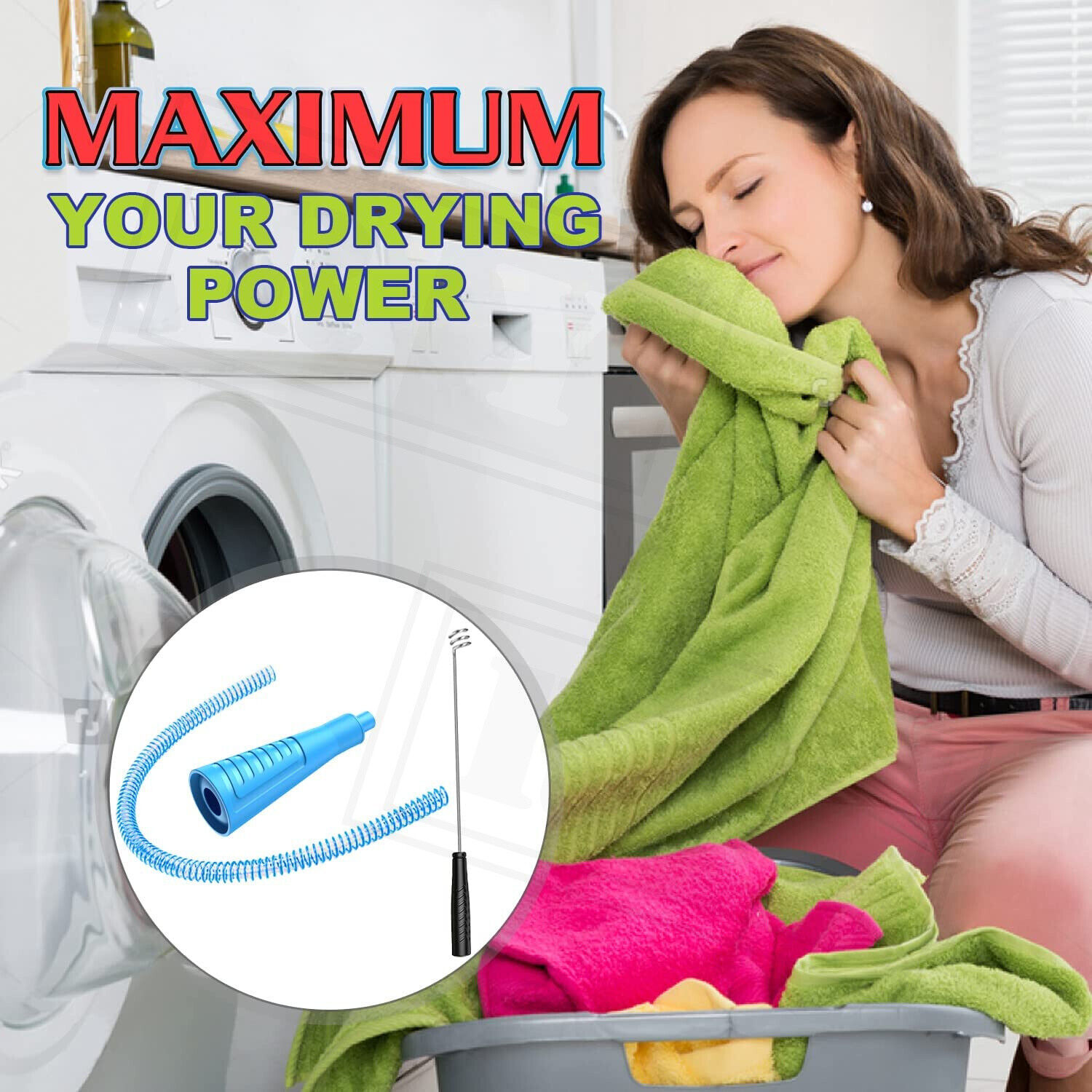 Dryer Vent Cleaning Kit with Vacuum Attachment
