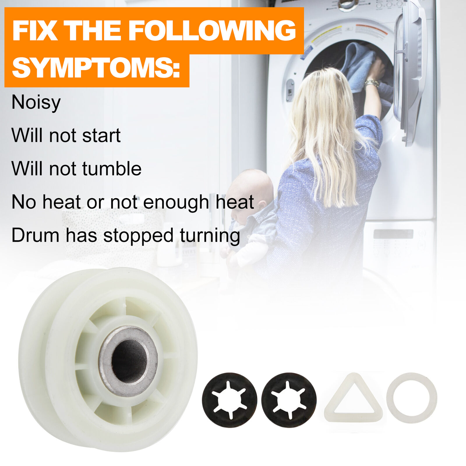 Dryer Repair Kit for Whirlpool Kenmore Maytag