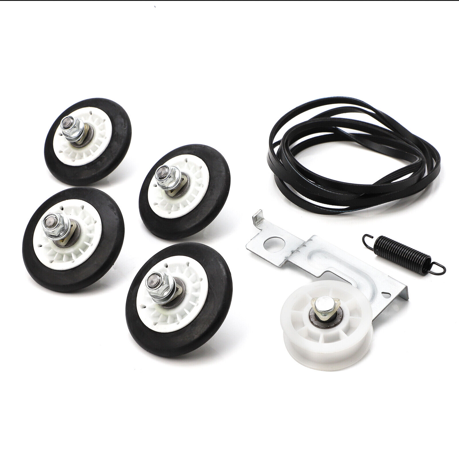 LG Kenmore Dryer Repair Kit: Drum Roller, Belt, Pulley