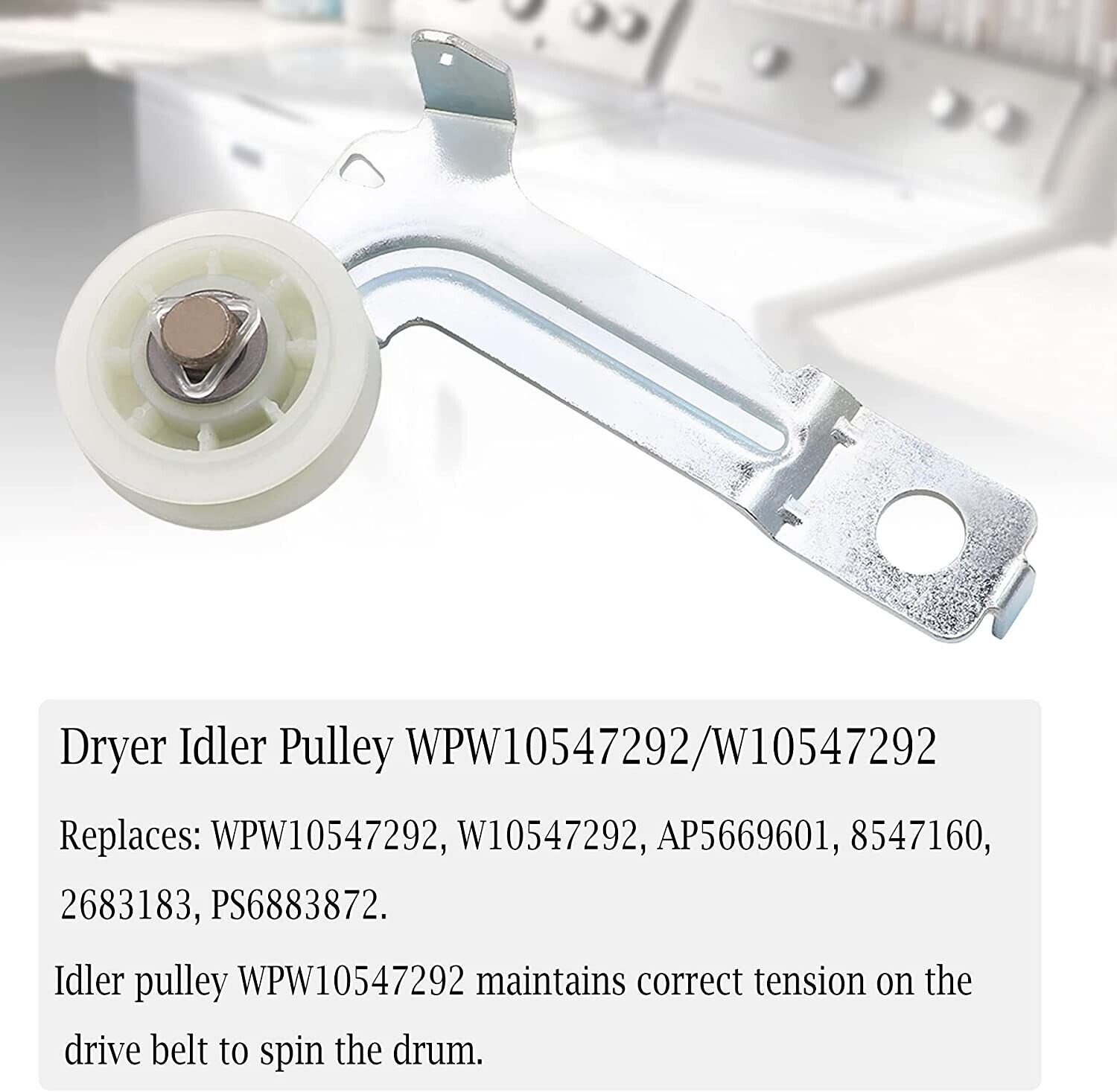 Whirlpool Maytag Bravo 400 Dryer Idler Pulley