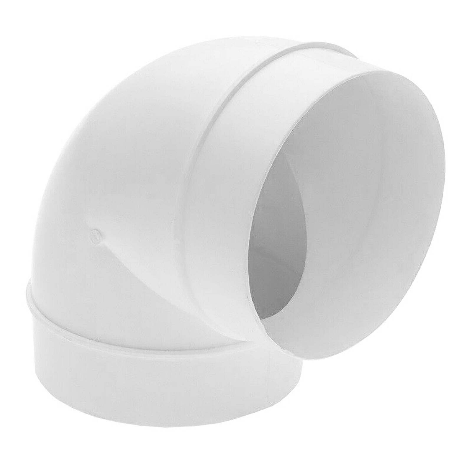 90 Degree 4" Tumble Dryer Vent Duct Connector