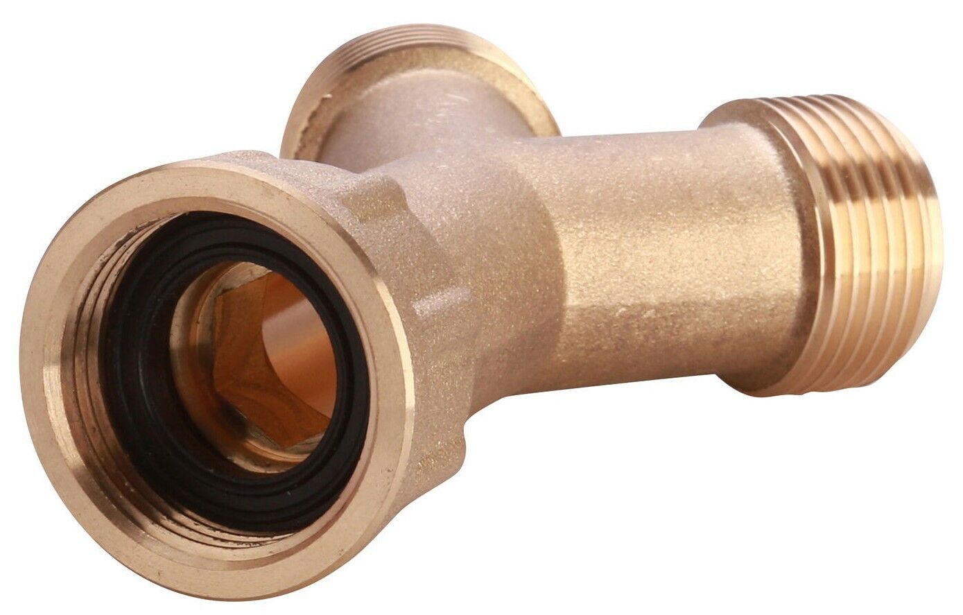 Brass Washing Machine Hose Splitter Connector 3/4