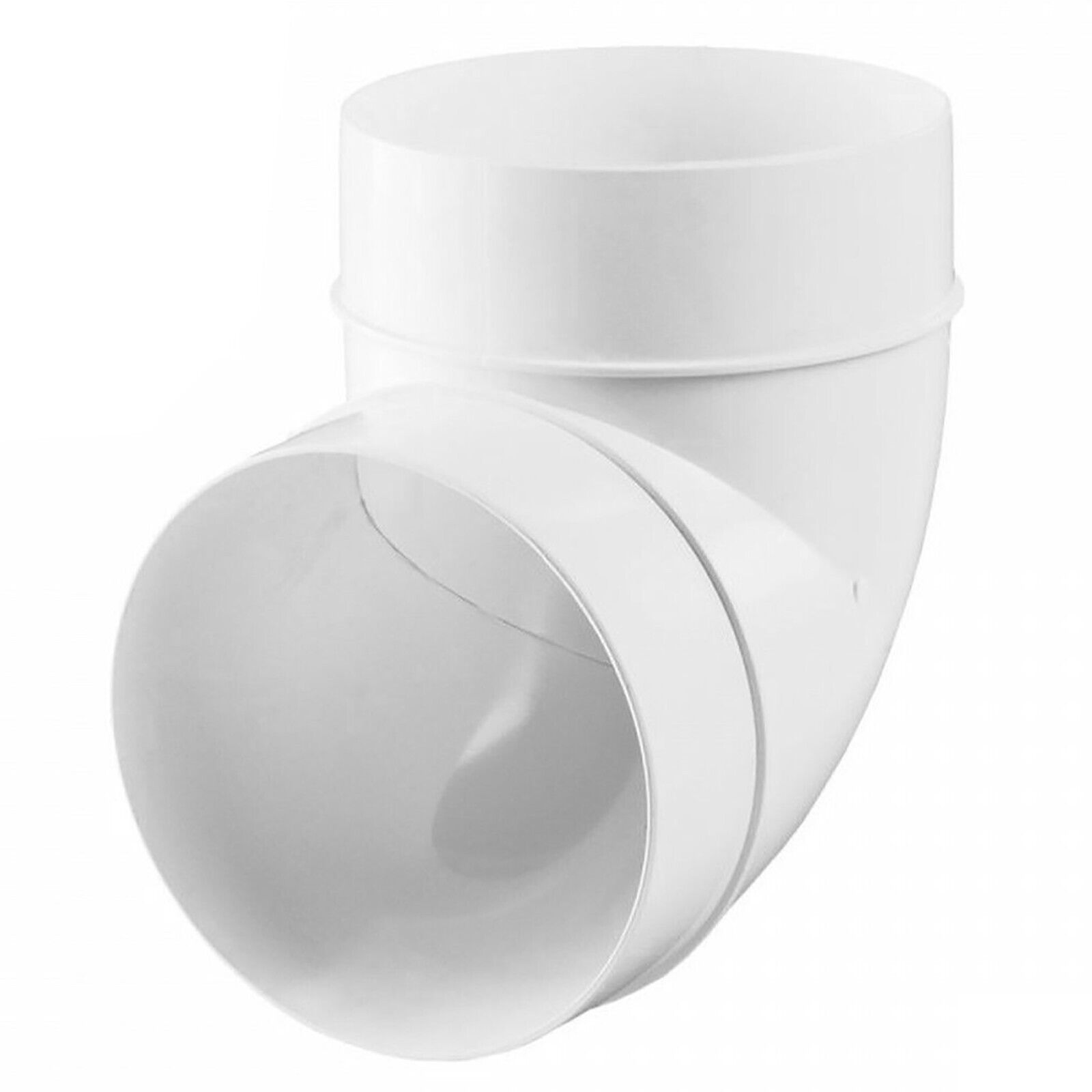 90 Degree 4" Tumble Dryer Vent Duct Connector