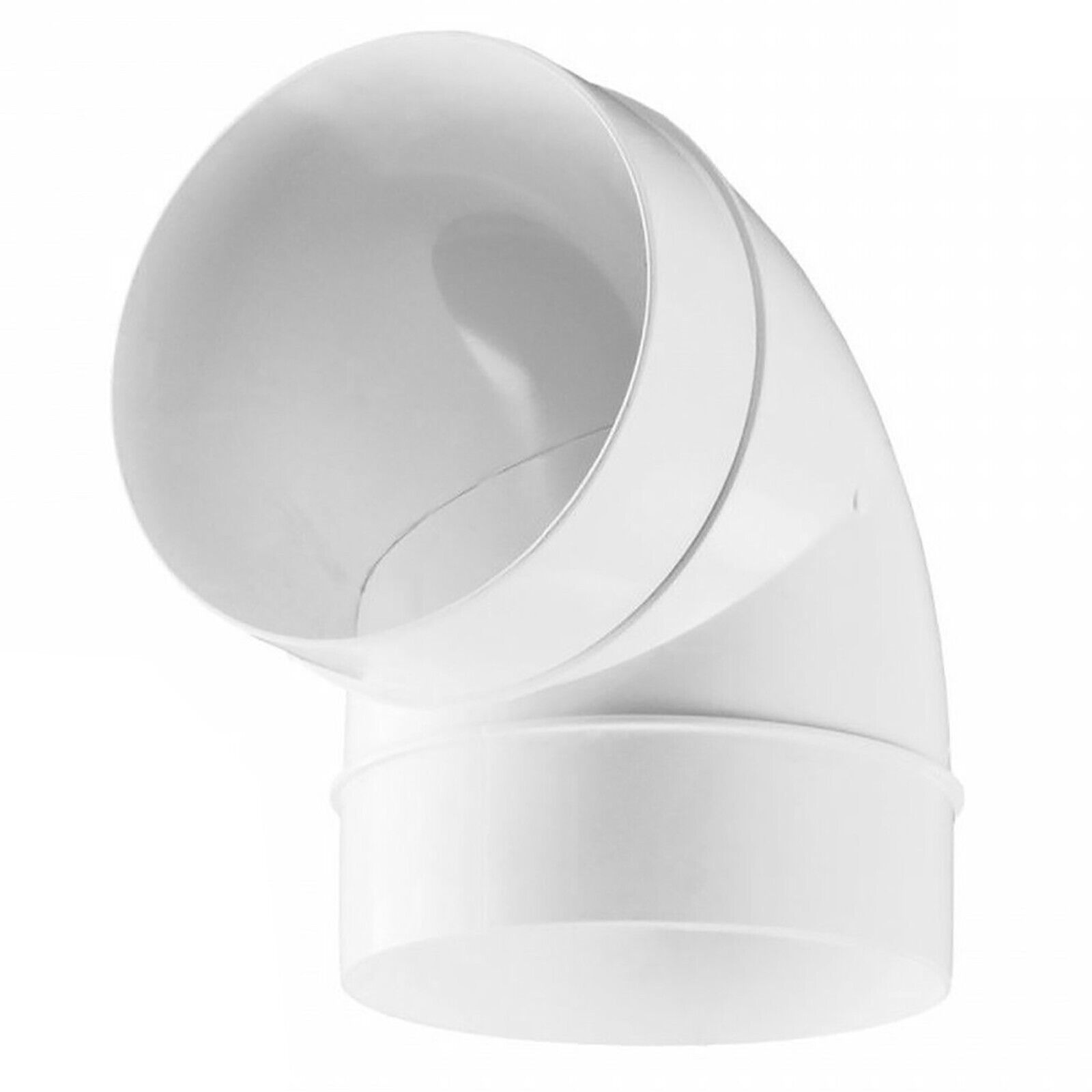 90 Degree 4" Tumble Dryer Vent Duct Connector
