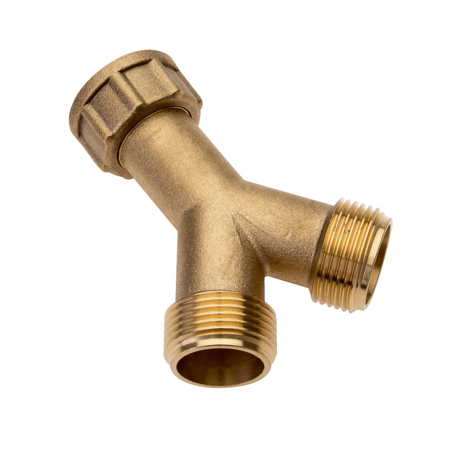 Brass Washing Machine Hose Splitter Connector 3/4