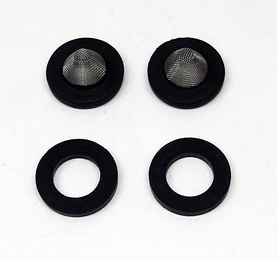 Set of 2 Rubber Inlet Fill Hoses, 5