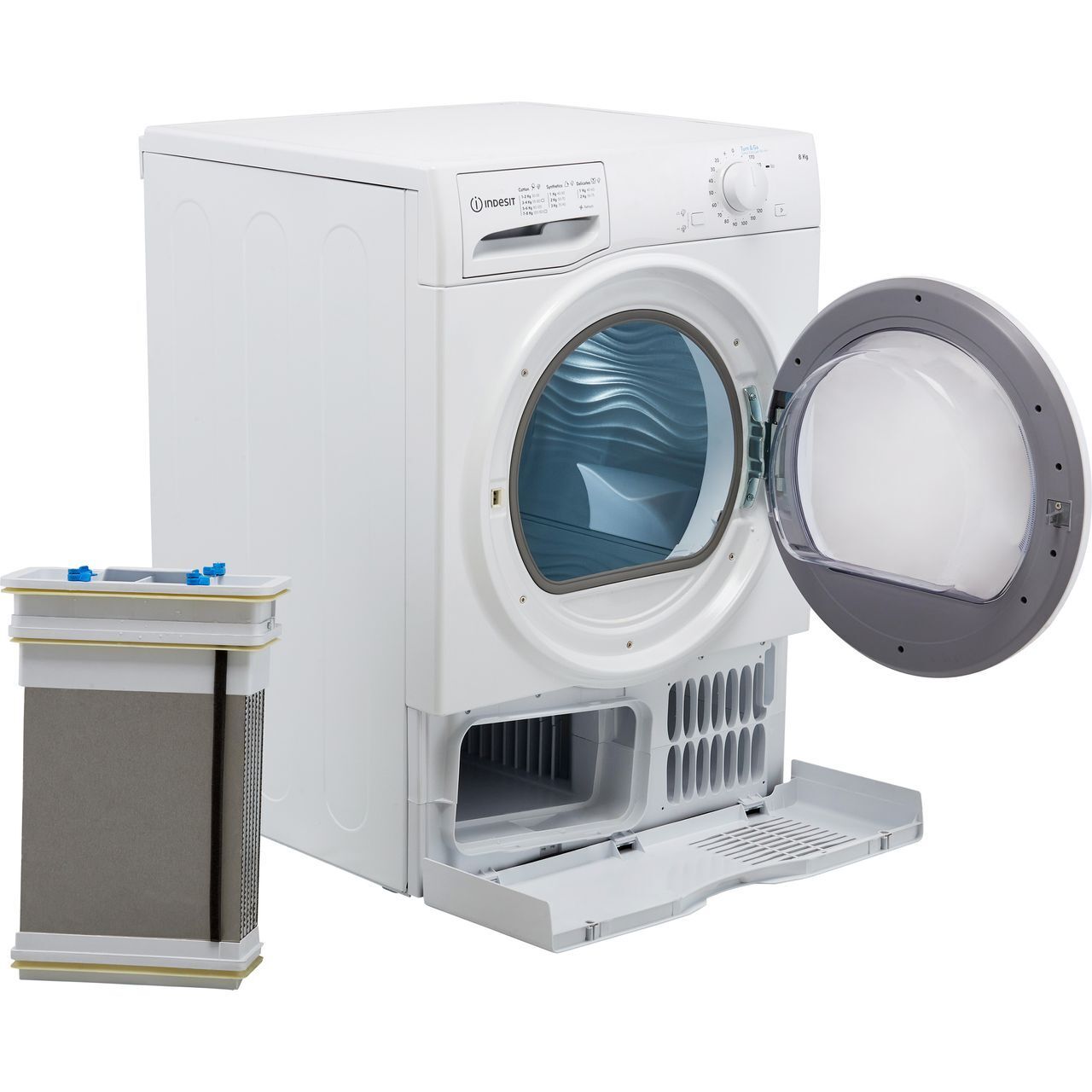 Indesit 8kg Freestanding Condenser Tumble Dryer - White