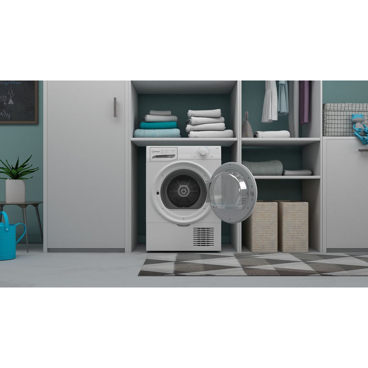 Indesit 8kg Freestanding Condenser Tumble Dryer - White