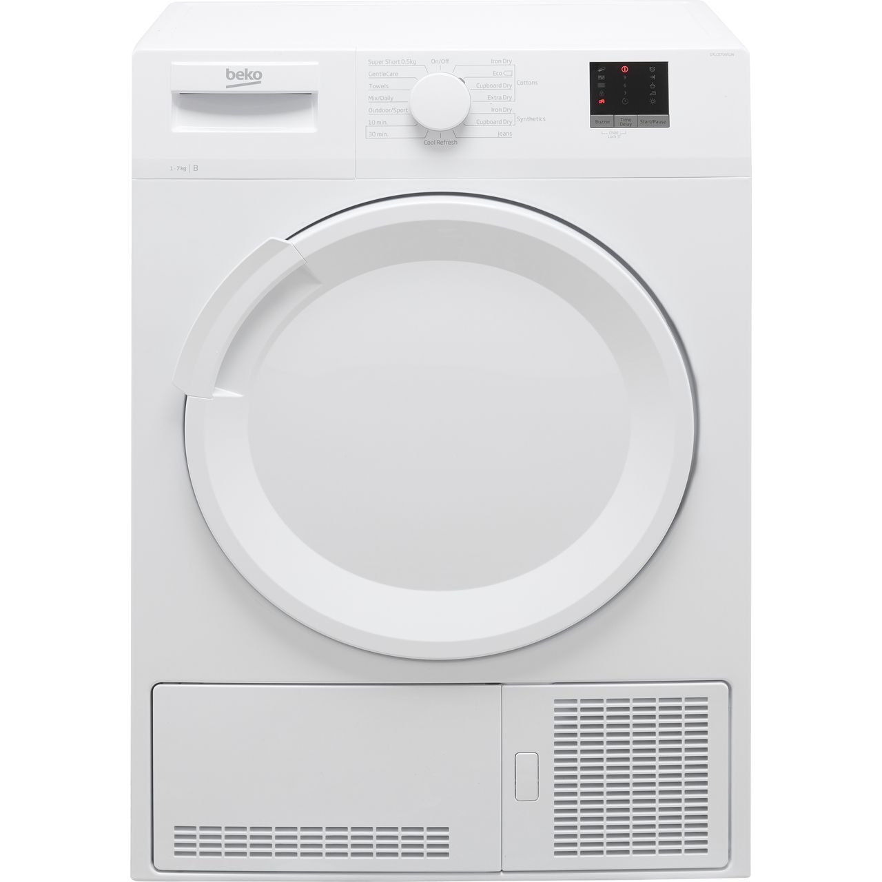 Beko 7kg Freestanding White Condenser Tumble Dryer