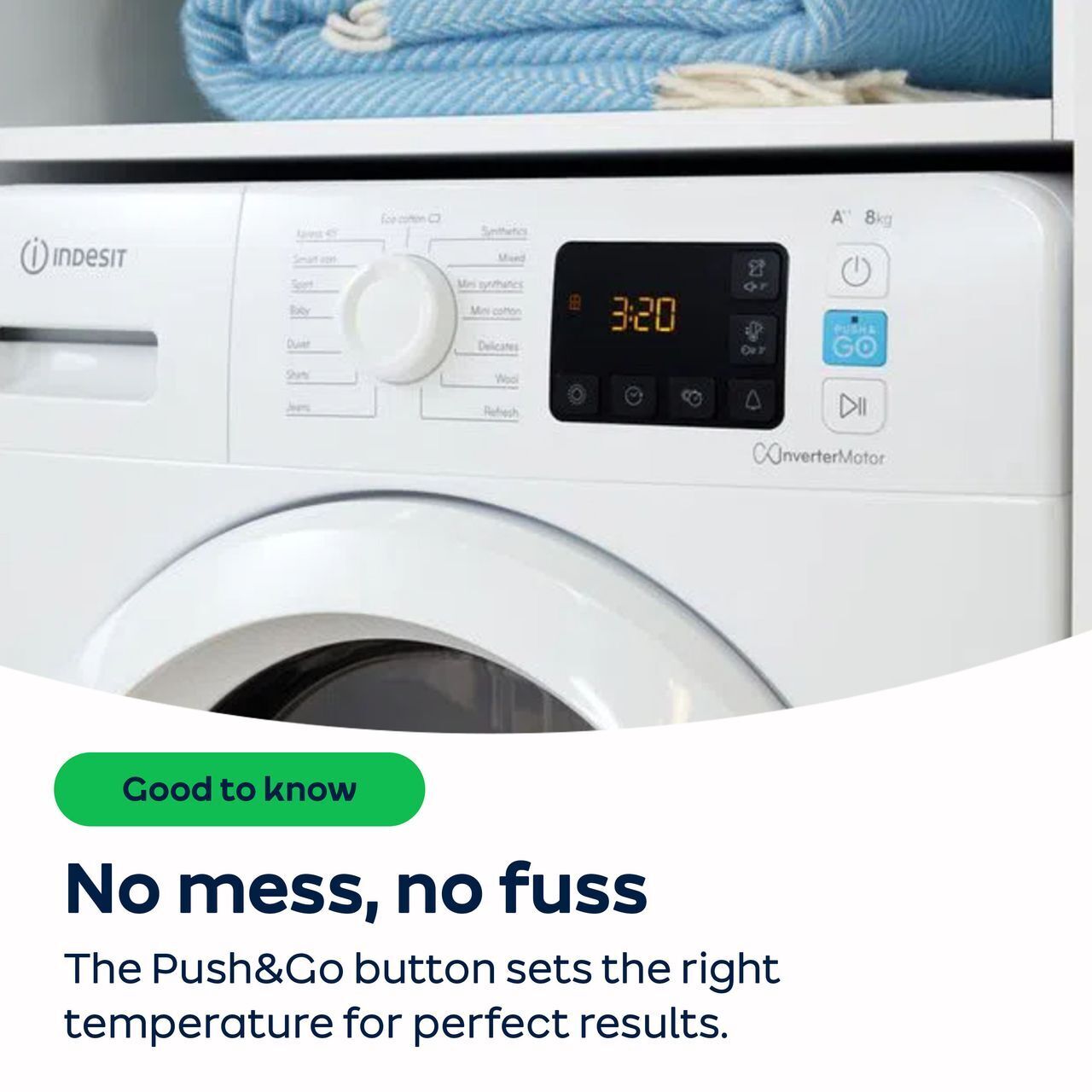 Indesit 8kg Freestanding Condenser Tumble Dryer - White