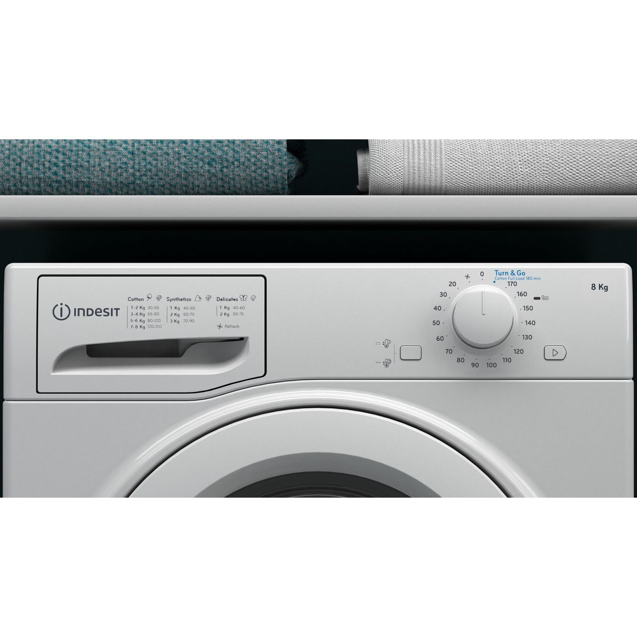 Indesit 8kg Freestanding Condenser Tumble Dryer - White